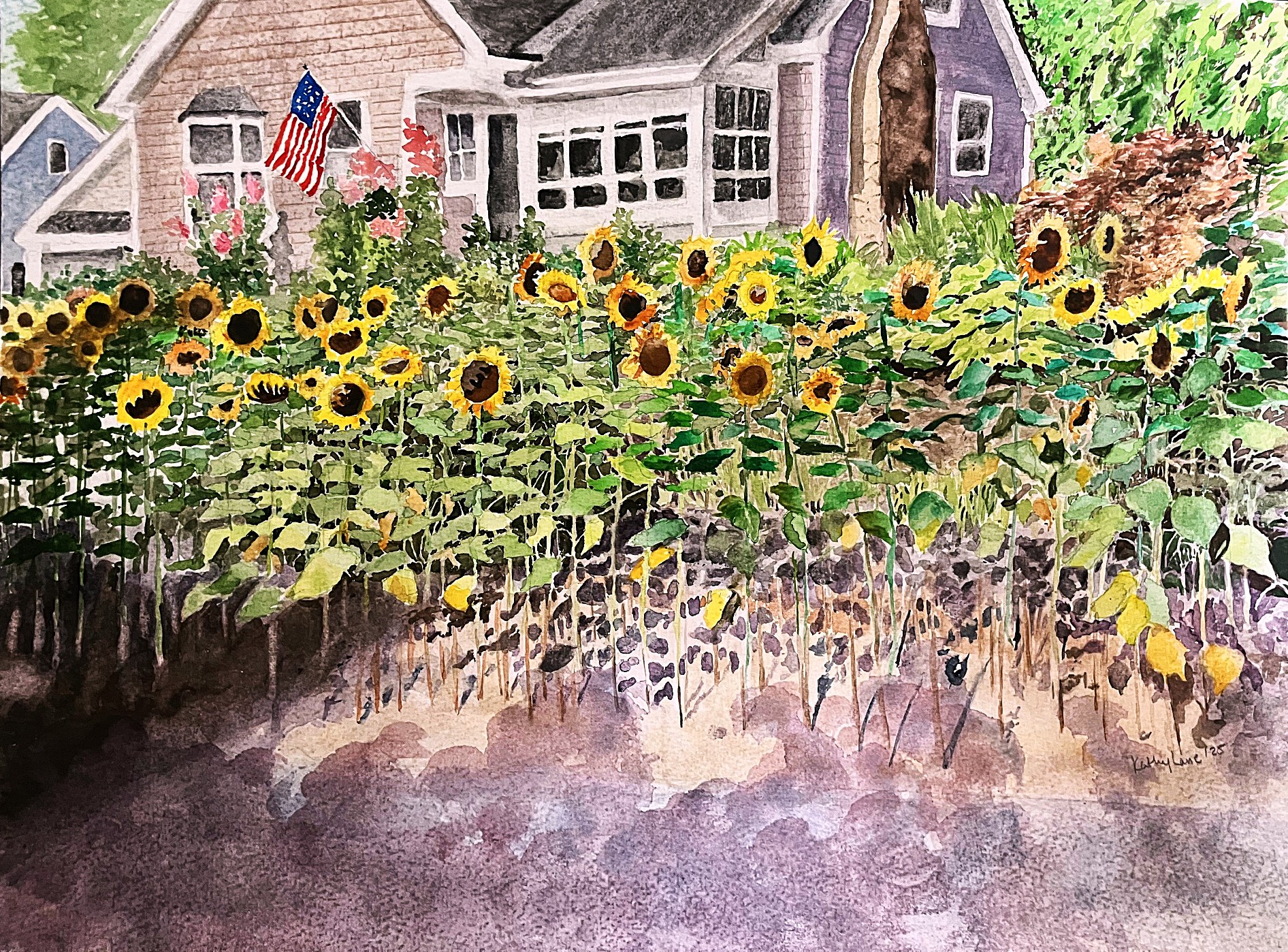 Sunflowers on Parade